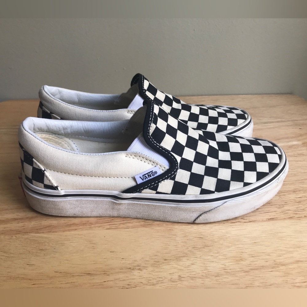 Vans Classic Slip On Checkered Shoes Size: US Men 4.5 Women 6.0 EUR 36